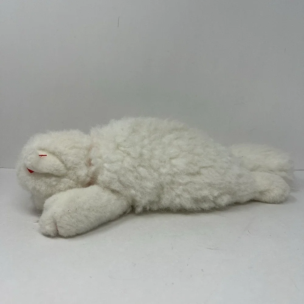 Ty Classic Angel White Persian Cat Plush 1997 Pink Bow Vtg Stuffed‎ Animal 10